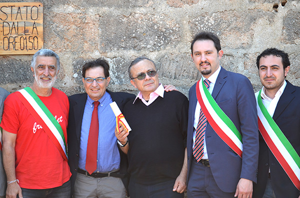 Un momento dell'incontro con il Presidente della Regione Sicilia Rosario Crocetta