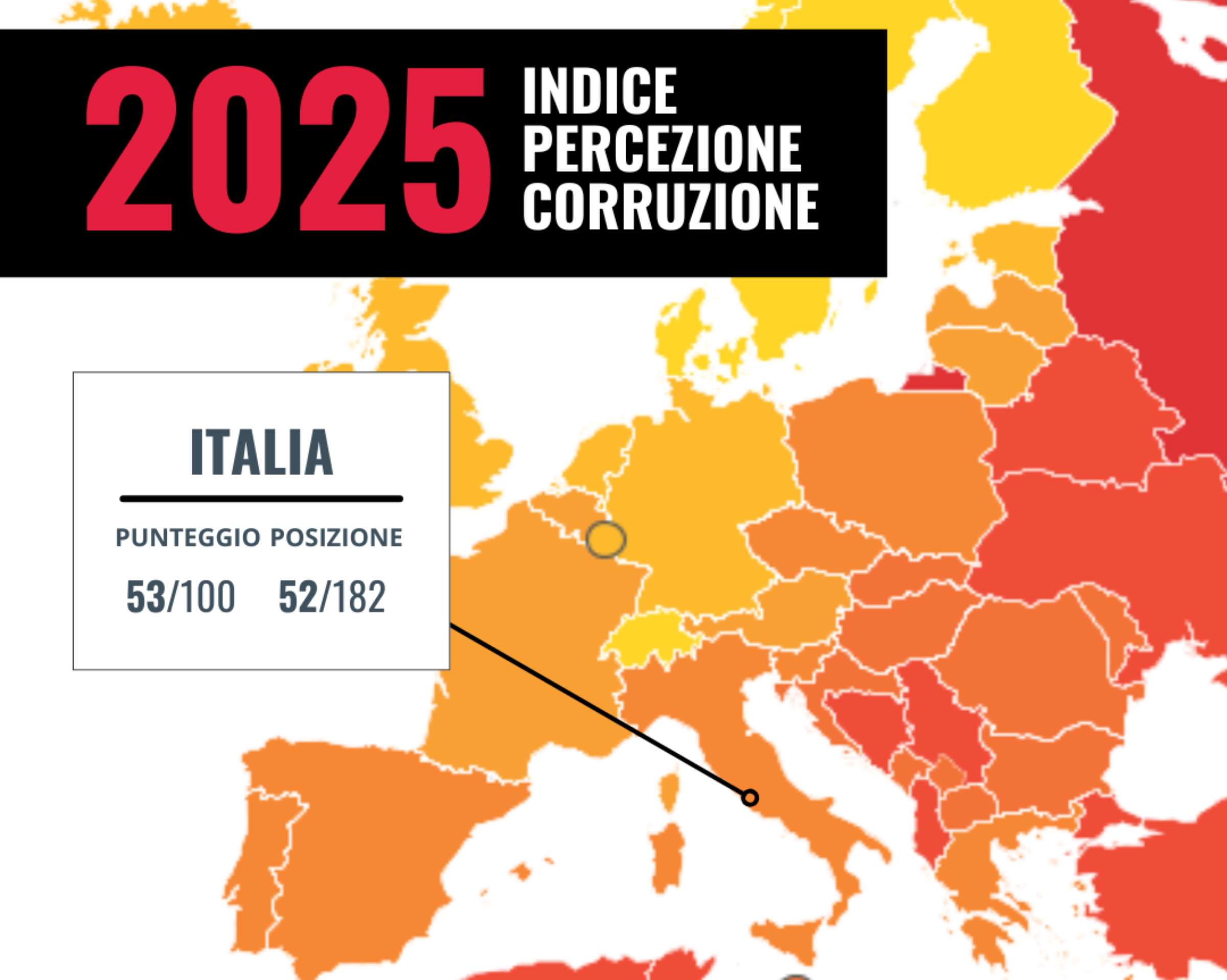 Indice di Percezione della Corruzione: nella classifica di Transparency ...