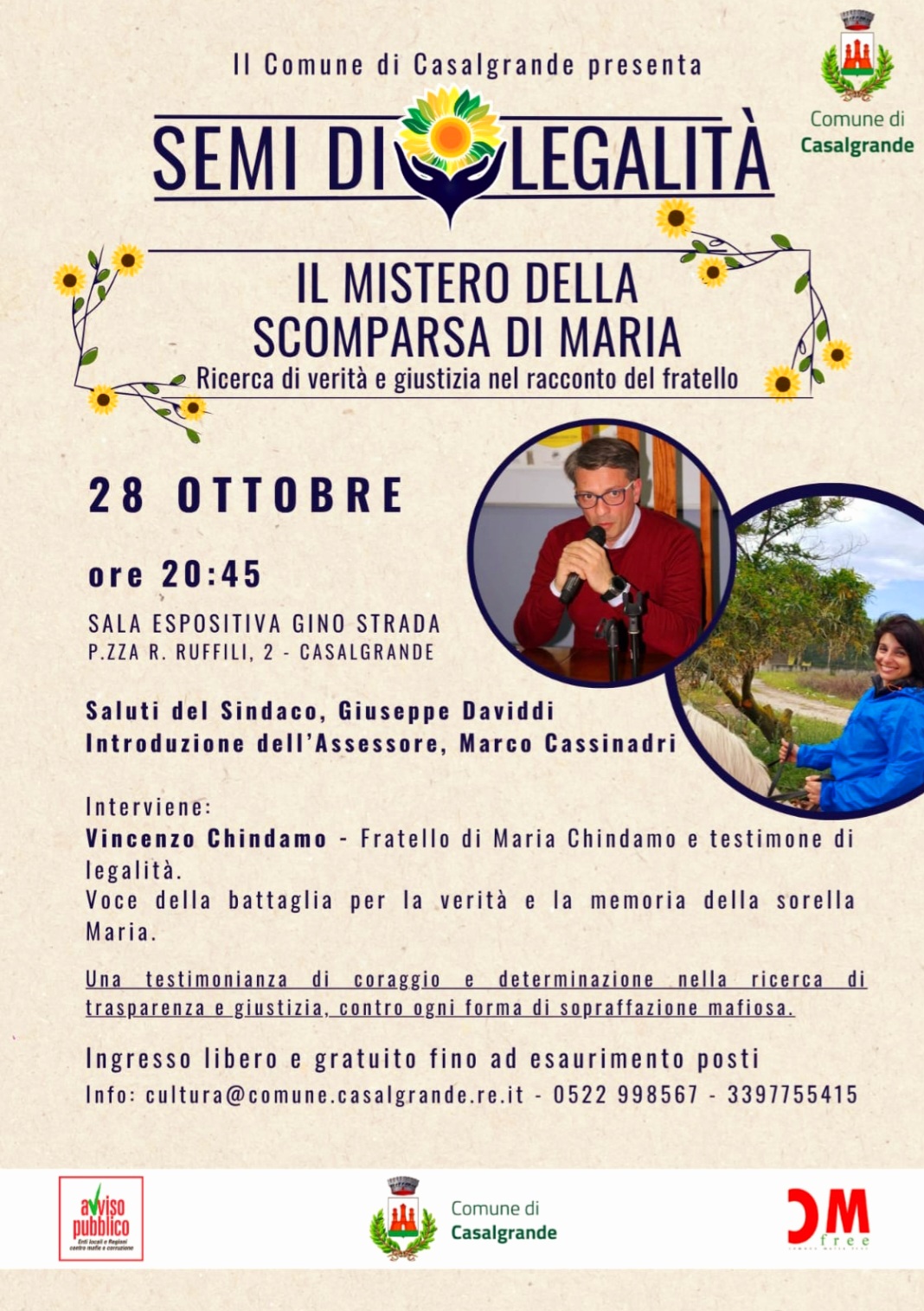 CASALGRANDE 28 OTTOBRE